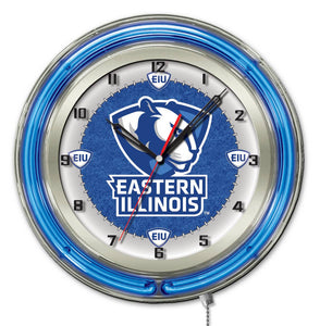Eastern Illinois Panthers Double Neon Wall Clock - 19"