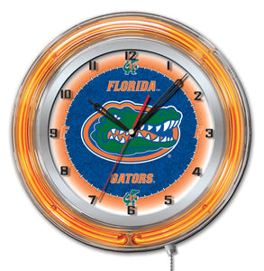 Florida Gators Double Neon Wall Clock - 19"