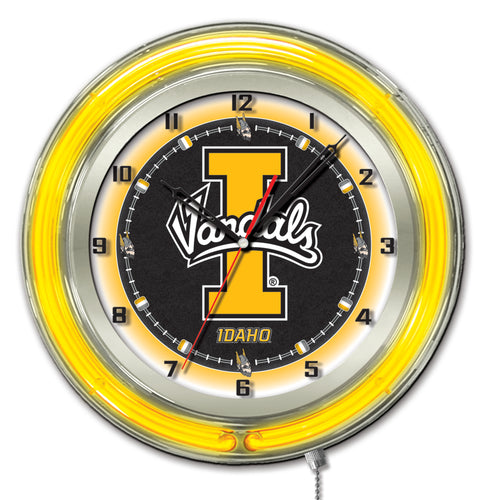 Idaho Vandals Double Neon Wall Clock - 19