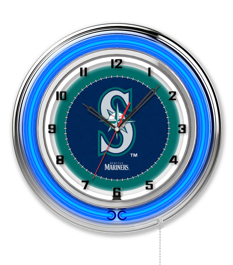 St Louis Cardinals 19 Double Neon Clock St Louis 