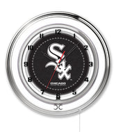 Chicago White Sox Double Neon Wall Clock - 19"