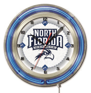 North Florida Ospreys Double Neon Wall Clock - 19"