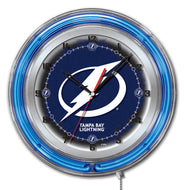 Tampa Bay Lightning Double Neon Wall Clock - 19 "
