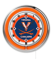 Virginia Cavaliers Double Neon Wall Clock - 19"