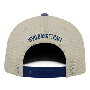 wvu basketball, press virginia hat, bob huggins. west virginia basketball hat