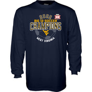 WVU Mountaineers 2022 BIG 12 Women's Soccer Champions L/S Shirt