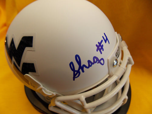 wvu football, shaq riddick autograph 