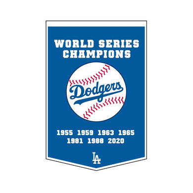 Los Angeles Dodgers Dynasty Champions Wool Banners - 24