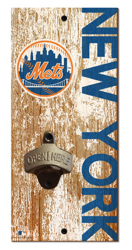 New York Mets Distressed Bottle Opener