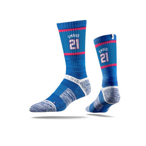 joel embiid philadelphia 76ers socks