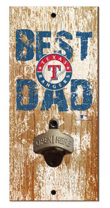 Texas Rangers Best Dad Bottle Opener