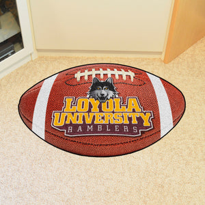 Loyola University Ramblers Football Rug - 21"x32"