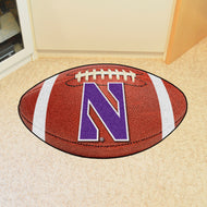 Northwestern Wildcats Football Rug - 21"x32"