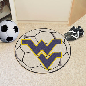 West Virginia Mountaineers Soccer Rug 