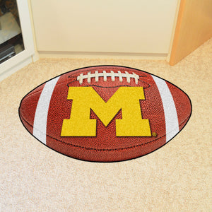 Michigan Wolverines Football Rug - 21"x32"
