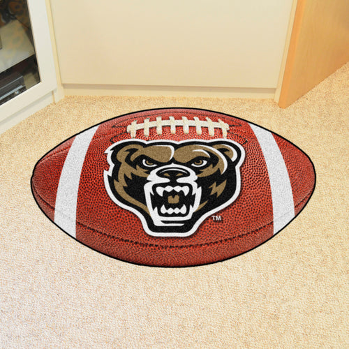 Oakland Golden Grizzlies Football Rug - 21