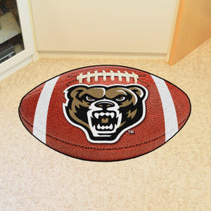 Oakland Golden Grizzlies Football Rug - 21"x32"