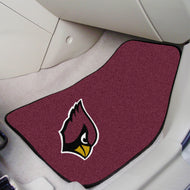 Arizona Cardinals 2-piece Car Mats - 18"x27"
