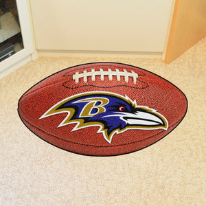Baltimore Ravens Football Mat - 21"x32"