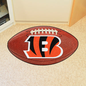 Cincinnati Bengals Football Mat - 21"x32"