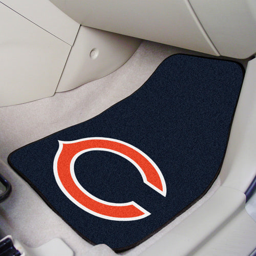 Chicago Bears 2-piece Car Mats - 18