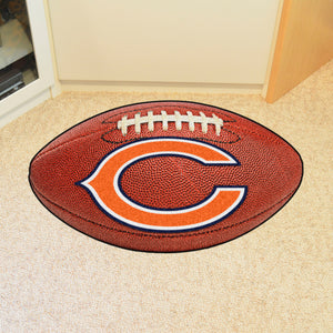 Chicago Bears Football Mat - 21"x32"