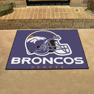 Denver Broncos All Star Fan Mat, NFL Floor Mat