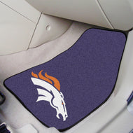 Denver Broncos  2-piece Car Mats - 18"x27"