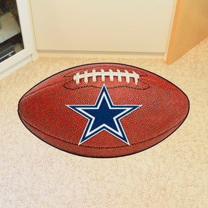 Dallas Cowboys Football Mat - 21"x32"