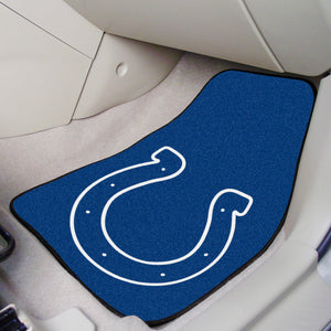 Indianapolis Colts 2-piece Carpet Car Mats - 18"x27"