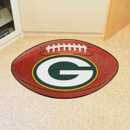 Green Bay Packers Football Mat - 21"x32"