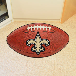 New Orleans Saints Football Mat - 21"x32"