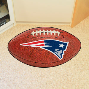 New England Patriots Football Mat - 21"x32"