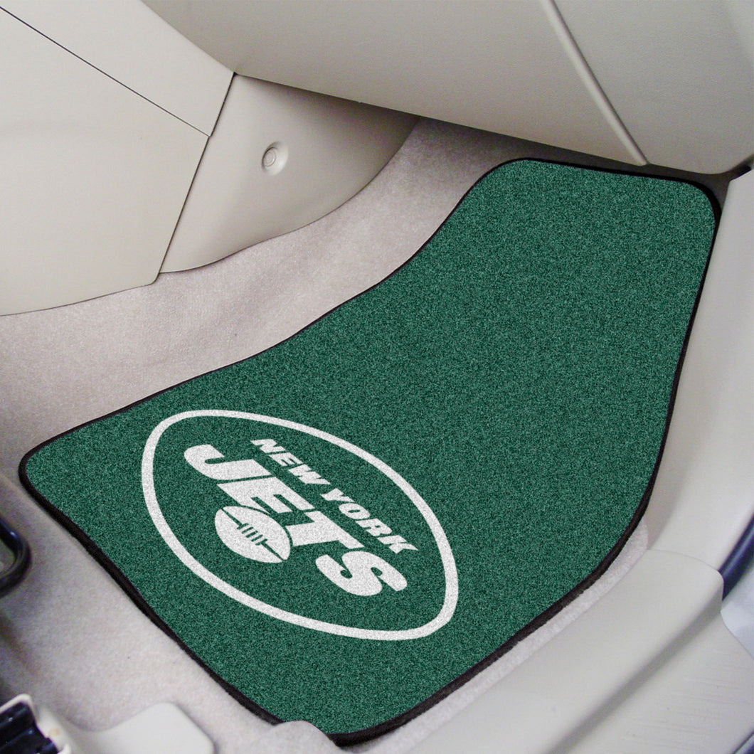 New York Jets 2-piece Car Mats - 18