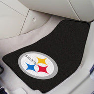 Pittsburgh Steelers  2-piece Car Mats - 18"x27"