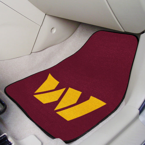 Washington Commanders 2-piece Carpet Car Mats - 18