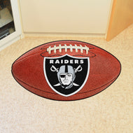 Las Vegas Raiders Football Mat - 21"x32"