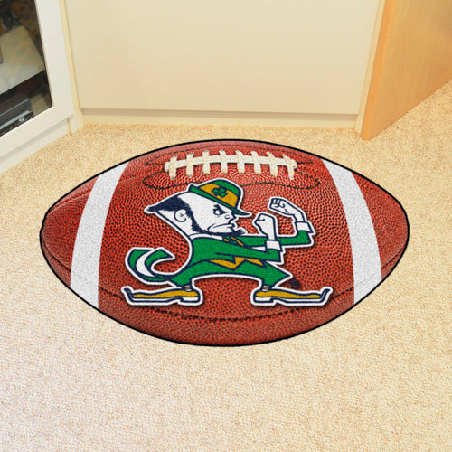 Notre Dame Fighting Irish Leprechaun Football Rug - 21