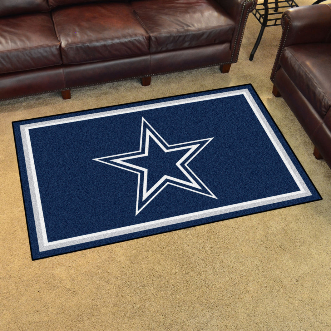 Dallas Cowboys Plush Area Rugs -  4'x6'