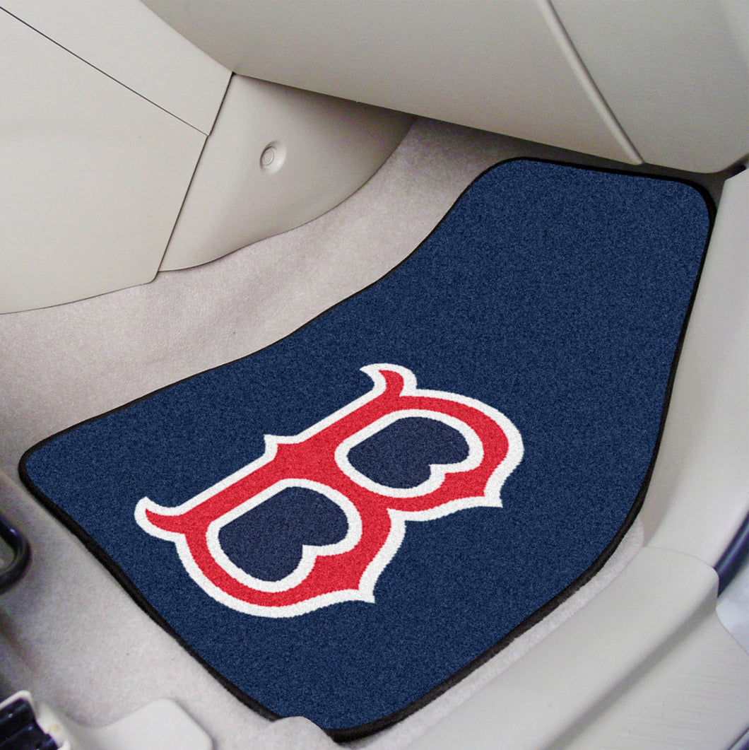Boston Red Sox 2-piece Carpet Car Mats - 18