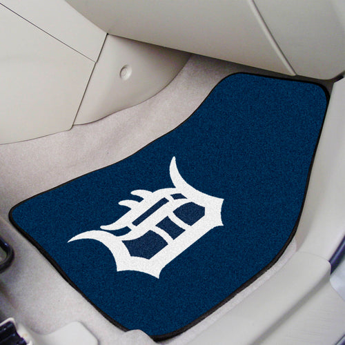 Detroit Tigers 2-piece Carpet Car Mats - 18