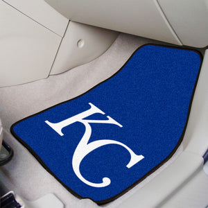 Kansas City Royals 2-piece Carpet Car Mats - 18"x27"