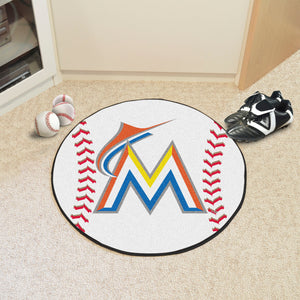  Miami Marlins Baseball Mat - 27" 