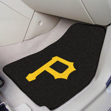 Pittsburgh Pirates 2-piece Carpet Car Mats - 18"x27"