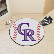 Colorado Rockies Baseball Mat - 27" 