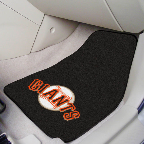San Francisco Giants 2-piece Carpet Car Mats - 18