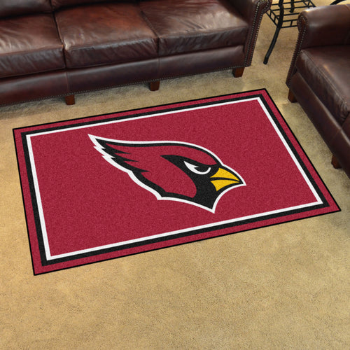 Arizona Cardinals Plush Area Rugs -  4'x6'