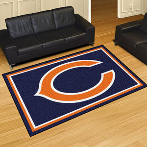 Chicago Bears Plush Area Rugs -  5'x8'