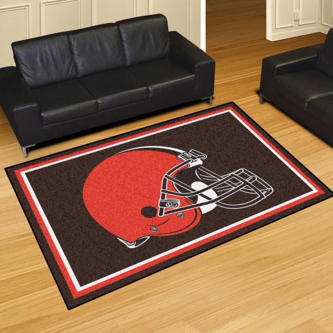 Cleveland Browns Plush Area Rugs -  5'x8'