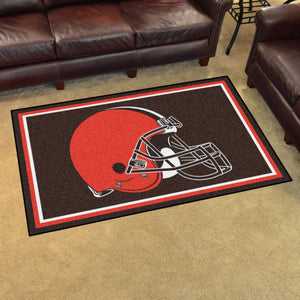 Cleveland Browns Plush Area Rugs -  4'x6'